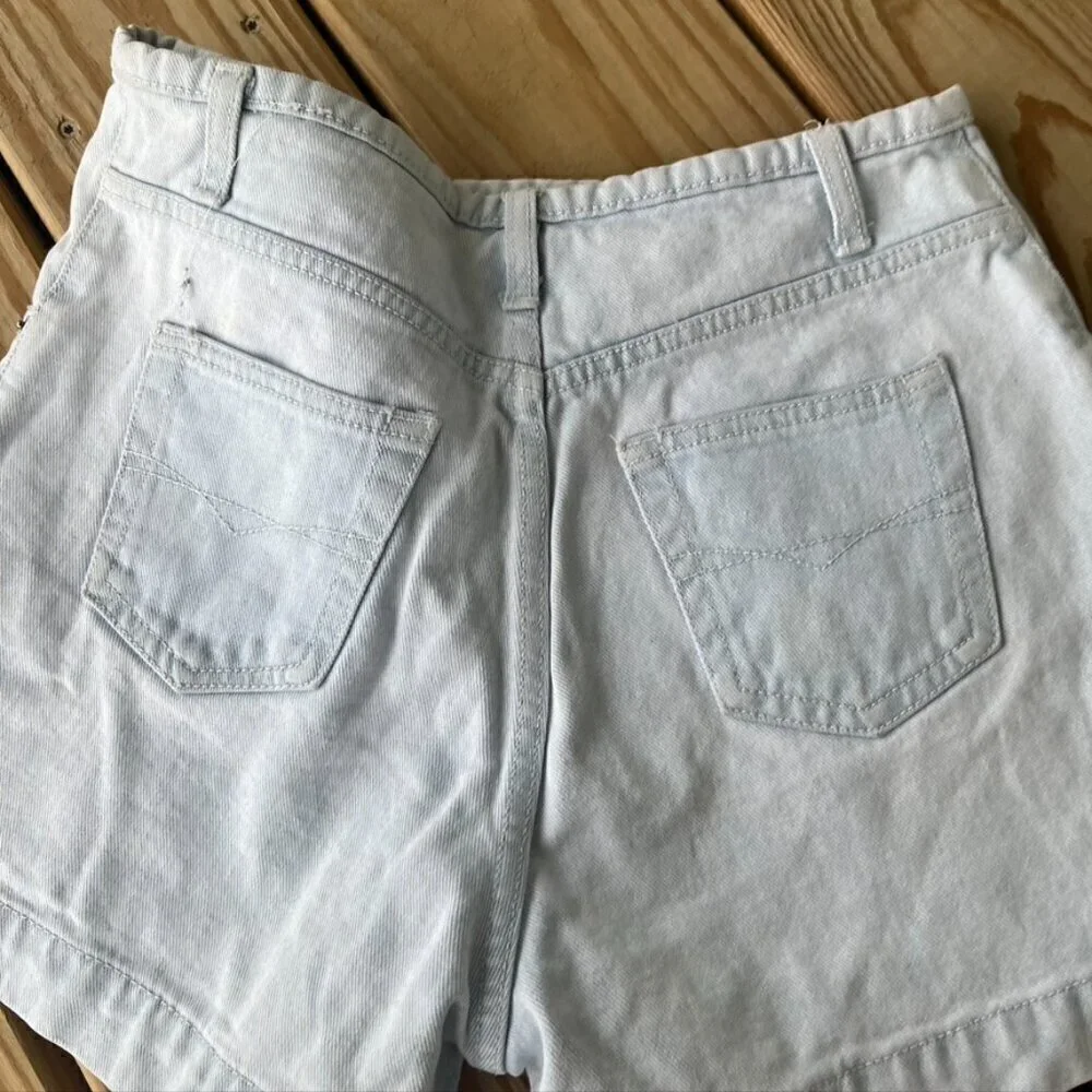 Vintage Route 66 High Waisted Button Fly Denim Shorts 9/10